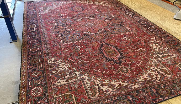 custom bordered rug