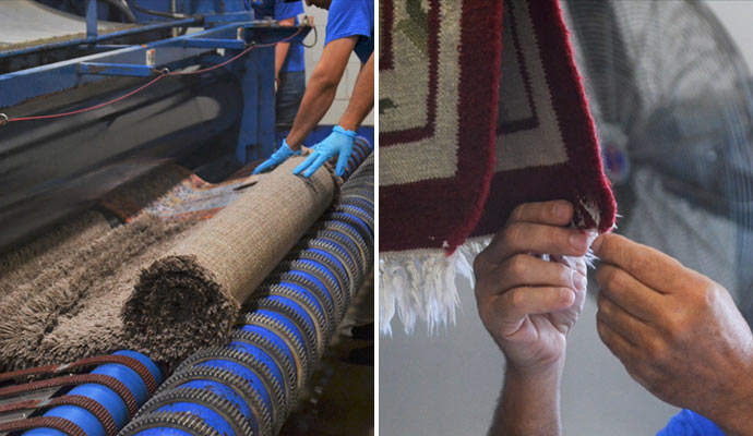 professionally rug cleaning in Friendswood